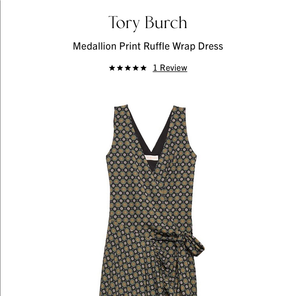 Tory Burch ruffle wrap dress